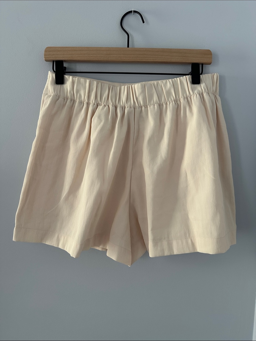 Zara Flat Front Pleated Skort  27s Cream Pleated Mini Skirt - - Picture 5 of 5